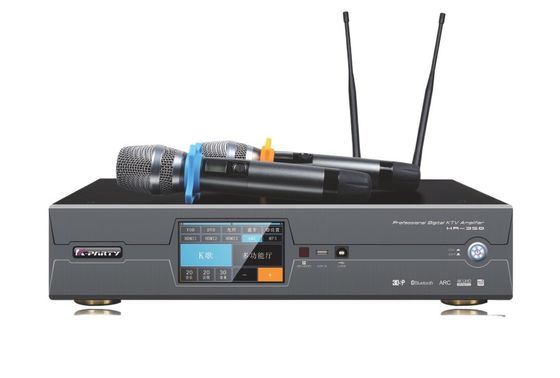KR-serie professionele vermogenversterker met draadloze microfoon 20Hz-20KHz