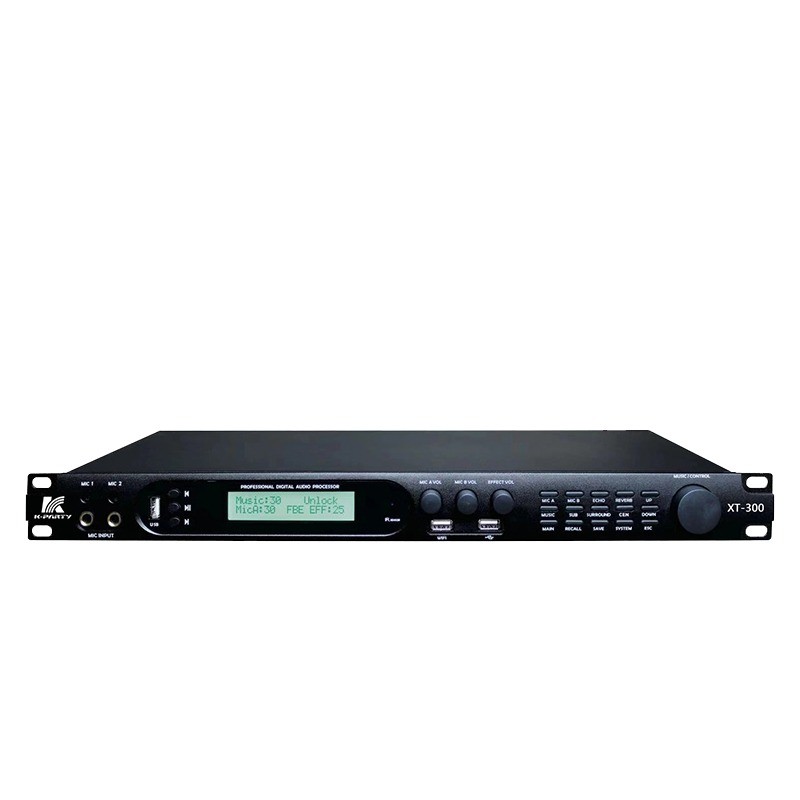 High Performance Pre Stage Effector Karaoke Processor Infrarood afstandsbediening XT-300